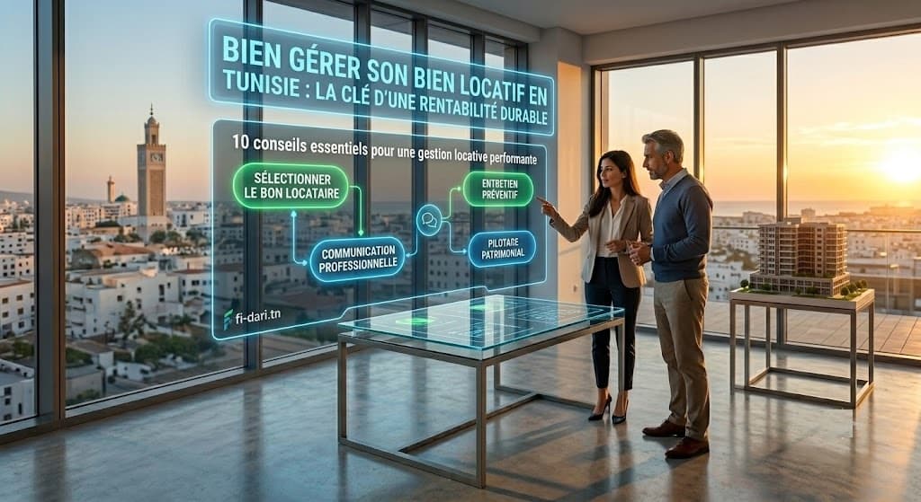 Bien gérer son bien locatif en Tunisie : la clé d'une rentabilité durable